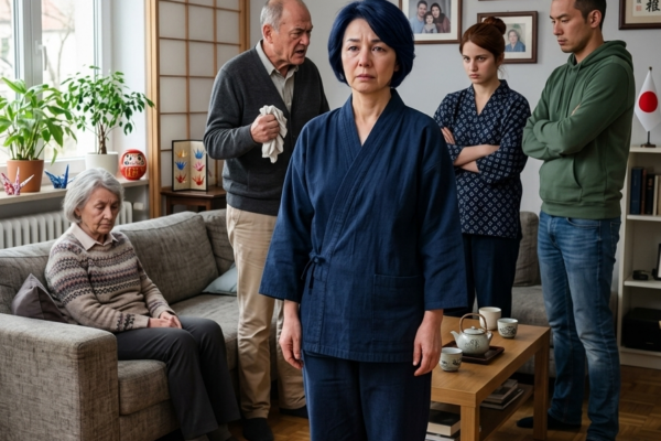 「すぐに母さんのところへ行って、体を洗ってやれ！母さんには介護が必要なんだ。それなのに、お前はここでテレビをぼんやり見ているだけか！」夫が唸るように言った。 「何をつっ立っているんだ？俺の言うことが聞こえないのか？」