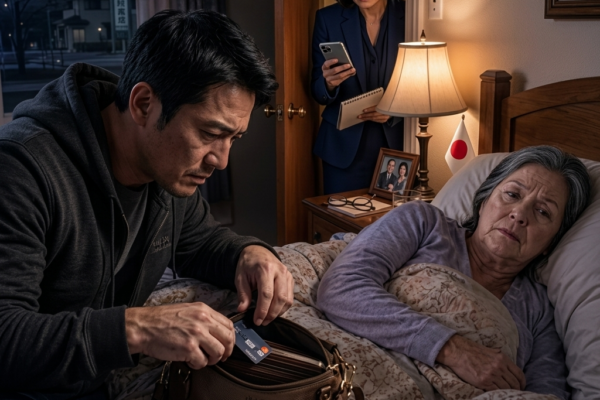 この物語は、血のつながった息子に裏切られた母が、長年の苦労で培った誇りと知恵で、冷徹かつ鮮やかに反撃する姿を描いていますね。自分の生存の糧を奪おうとする息子に対し、母が最後に見せる「慈悲のない現実」が心に突き刺さります。  ご依頼に合わせて、この胸のすくような逆転劇を日本語に翻訳し、その情景や母の静かな覚悟を最大限に引き出す形で構成いたしました。