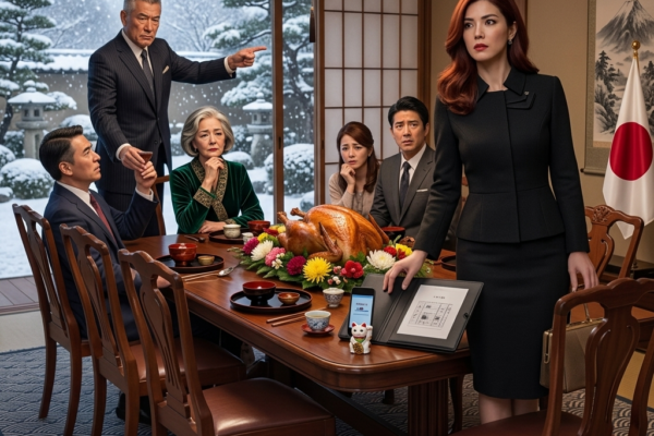 日本語訳 父がクリスマスの夕食会で私を追い出し、「お前は失敗作だ」と罵った……。だが、父は自分の法律事務所が5年間も私に家賃を払い続けていたことを忘れていた。  私の名前はエリザベス・ローソン、29歳。人生の大半を