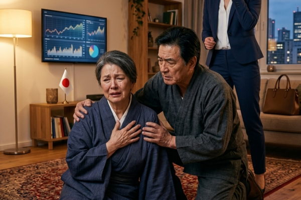 「ご年長の方に口答えするのはやめなさい。あなたのような利己的な考え方では、家庭の幸福など一生掴めませんよ」  ブリギッテは優雅な仕草で紅茶のカップを置いた。その音は、まるで判決を下す木槌のようだった。ダニエルは母親の言葉に同意するように小さく頷き、私の顔も見ようとせずにスマホの画面をスクロールしている。私の人生、私の稼ぎ、私の苦労——すべてが、このリビングでは「彼らのための資源」として消費される前提で話が進んでいた。  私は深く息を吸い込み、ゆっくりと立ち上がった。椅子が床をこする音が、いつもより大きく響いた。  「『パンを与えてくれる』というのは、具体的にどなたのことですか？ もしかして、私の銀行口座のことでしょうか？」  ブリギッテの手が止まった。ダニエルがようやく顔を上げ、苛立ったように言った。 「また金の話か。本当に変わったな、ソフィー。情緒不安定なんじゃないか？」  「いいえ、ダニエル。とても冷静よ」  私はキッチンへ向かい、冷蔵庫から先ほど買い出したばかりの、上質なワインを取り出した。本来なら今夜、彼と二人で分かち合おうと思っていたものだ。コルクを抜き、グラスに注ぐ。その液体は深紅の宝石のように輝いていた。  「この3年間、私は『家族』という盾を信じてきました。でも、気づいたの。その盾は、私だけを守るものではなく、私を閉じ込める檻だったのね」  私はリビングに戻り、テーブルの中央にLaptopを置いた。そこには、過去3年間の収支計算書と、私がコツコツと積み上げてきた貯蓄の残高が表示されていた。  「ブリギッテさん、あなたは私を『居候』と言いましたね。ダニエル、あなたは私を『ケチになった』と言った。ならば、今日でその役割を終了しましょう」  「一体、何を言っているんだ？」ダニエルが眉をひそめる。  「この家は私の名義。住宅ローンの返済もすべて私。今月以降、私があなたたちの生活費や、ダニエルの『プロジェクト』に一円も出さないことを決定しました」  ブリギッテが立ち上がり、悲鳴のような声を上げた。「なんですって！？ あなたは妻でしょう！ 私たちの面倒を見る義務があるのよ！」  「妻には扶養の義務がありますが、寄生を受け入れる義務はありません」  私は静かに、しかし断固として告げた。  「ダニエル、あなたのその『画期的なスタートアップ』のために、明日から自分で稼ぎなさい。ブリギッテさん、あなたも。この家で暮らしたいなら、家賃を払ってください。払えないのであれば、どうぞご自身の居場所を探してください。私はこれ以上、他人の夢やプライドのために、自分の人生を切り売りするつもりはありません」  リビングが凍りついた。ダニエルは呆然として立ち尽くし、ブリギッテはわなわなと震えながら私を睨みつけている。その表情には、もはや私への愛情も敬意もなく、ただ「計算外の事態」に対する焦燥だけが浮かんでいた。  私はグラスのワインを一口含んだ。渋みのある、力強い味がした。これまで感じたことのない、自由の味だった。  「さあ、食事を続けましょう。ただし、もう『給仕』はしません。自分のことは自分で。それが私の新しい家庭のルールです」  私は自分の分だけのお皿をキッチンから運び、二人の座る重苦しいテーブルから少し離れた窓辺の席に座った。窓の外では、街の明かりが冷たくも美しく輝いている。私はもう、誰かのために自分をすり減らす必要はない。この夜から始まるのは、誰かのための物語ではなく、私自身の人生という名の長い旅なのだ。