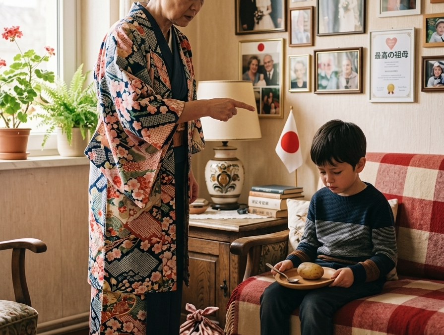 歪められた愛と食卓の裏切り：息子を奪還するための静かなる宣戦布告  ローラ・ランゲは、重い買い物袋をポーチに置いた。指先は食い込んだビニール紐の跡で真っ赤になり、感覚さえ失っていた。夫の家族のために、まるで二軒分を賄うかのような量の食料を買い込んだのは、会社から突然与えられた休日を家族へのサプライズとして祝いたかったからだ。  キッチンから漂う焼いた鶏肉とニンニクの食欲をそそる香り。しかし、扉を開けた瞬間に彼女が目にした光景は、温かな家庭の食卓ではなく、冷酷な差別の現場だった。