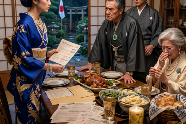 日本語訳  夫は私の金を使って別の女性と結婚しました。「出張中だ」と嘘をつきながら。その証拠をInstagramで見つけました。義母が投稿した写真のキャプションには、「息子がついに正しい女性を選んだ」と書かれていたのです。3日後、夫は妊娠中の愛人を連れて帰国しましたが、彼が当然のように住み続けると思っていた豪邸の鍵は、もう二度と開くことはありませんでした。