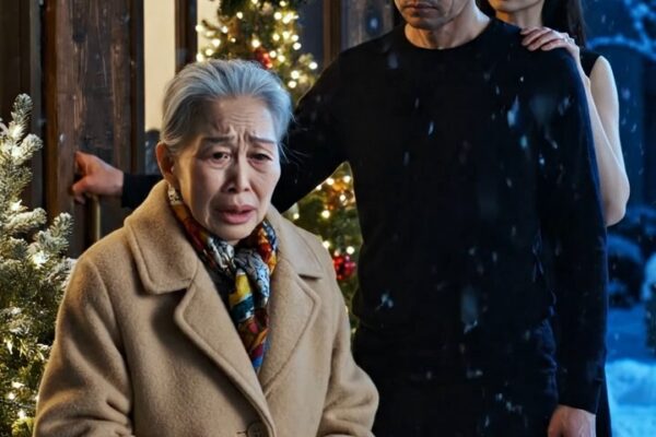 日本語訳：サンディエゴの玄関先で――息子が母親を「他人」と呼んだ夜  ドアの上のリースは、私が歩道へ引き返したときもまだ動いていた。 赤いリボン。金の鐘。プラスチックの松の枝に挟まれた、作り物の雪。 窓の向こうで、彼らのクリスマスツリーが雑誌の一ページのように輝いている。ドアが閉まる直前に、七面鳥とシナモン、そして温かいバターの香りが隙間から漂ってきた。その家のどこかで、子供が笑った。 私の孫の一人。 ボストンからサンディエゴまで、ようやくまともに会うために飛行機を乗り継いできた、その子。