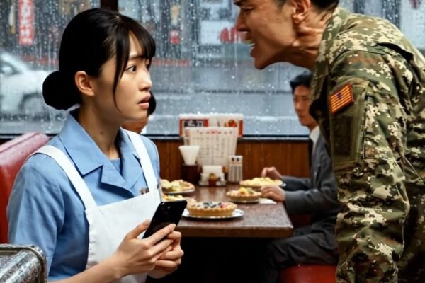 道端の食堂、ディクソンズ・ダイナー。20年間、この場所でトラック運転手の疲れた背中を見つめ、看護師の流したマスカラを拭き、兵士たちのホームシックをコーヒーで癒やしてきた私、マーリーン・ヘイズにとって、その火曜日の朝はいつも通りに始まるはずでした。しかし、一滴のコーヒーが床に落ち、私のヒールがマットに引っかかったその瞬間、私の人生の静かな日常は、制服を着た男、ラッセル軍曹の冷酷な拳によって引き裂かれました。